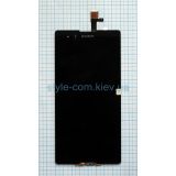 Дисплей (LCD) для Sony Xperia T2 Ultra D5322 з тачскріном black Original Quality