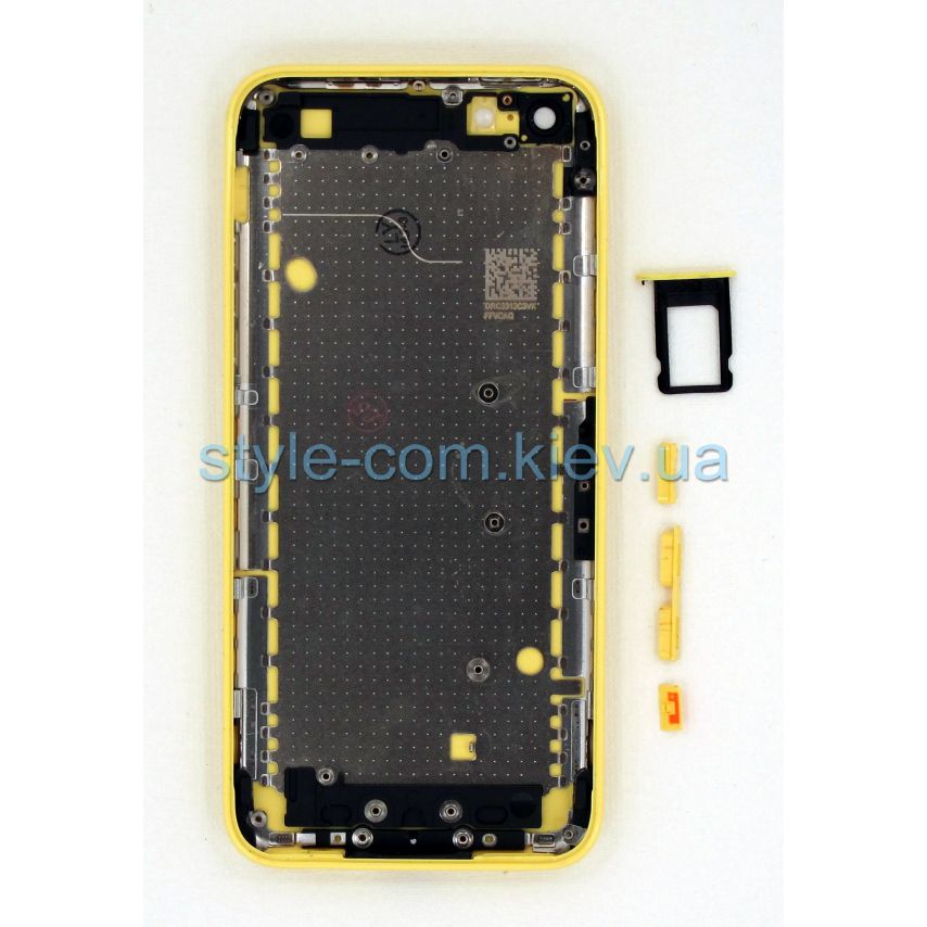 Корпус для Apple iРhone 5c повний комплект yellow Original Quality