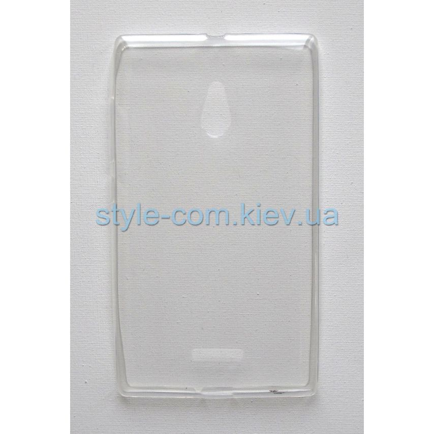 Чехол силиконовый Slim для Nokia XL прозрачный