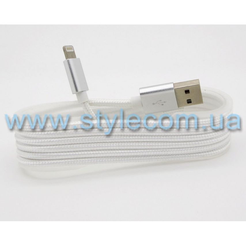 Кабель USB Lightning white