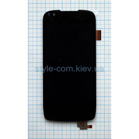 Дисплей (LCD) Fly iQ4405 + тачскрин black Original Quality - купить за {{product_price}} грн в Киеве, Украине