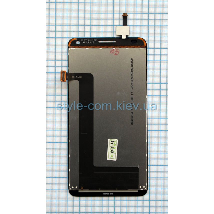 Дисплей (LCD) для Lenovo S580 с тачскрином black Original Quality