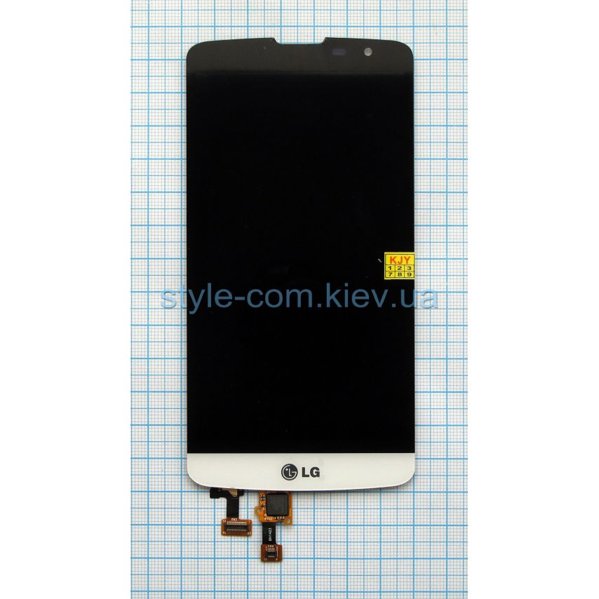 Дисплей (LCD) для LG D335 с тачскрином white Original Quality