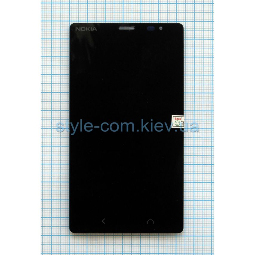 Дисплей (LCD) для Nokia X2 Dual Sim з тачскріном black Original Quality