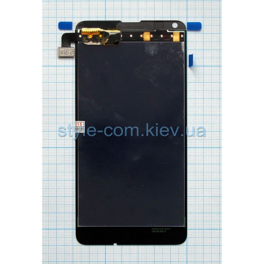 Дисплей (LCD) для Nokia Lumia 640 RM-1077, RM-1072 с тачскрином black Original Quality