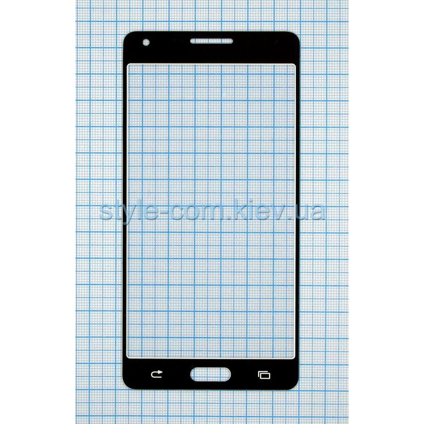 Скло дисплея для переклеювання Samsung Galaxy A5/A500 (2015), A5/A510 (2016) black Original Quality