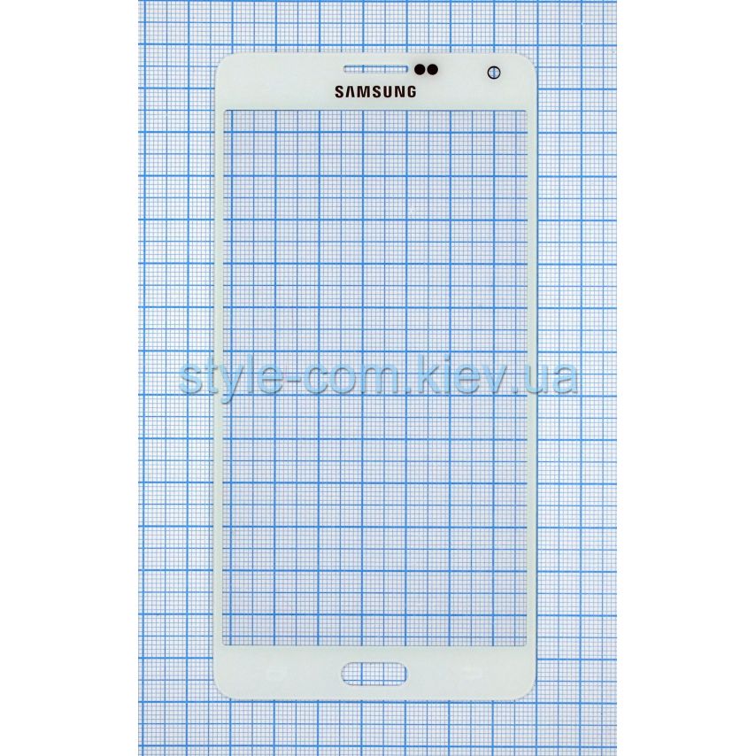 Скло дисплея для переклеювання Samsung Galaxy A7/A700 (2015) white Original Quality