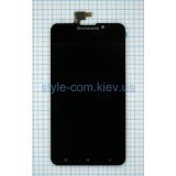 Дисплей (LCD) для Lenovo S939 с тачскрином black Original Quality